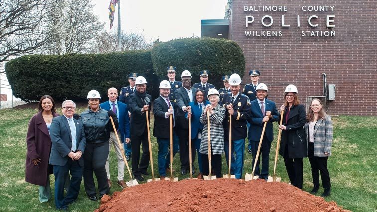 Baltimore County officials breaks ground on new police precinct in Catonsville