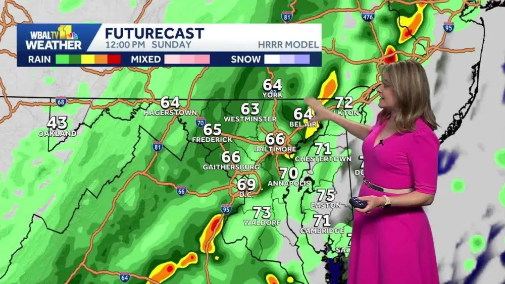 Warmer Saturday before rainy Sunday in the Baltimore area | WBAL ...