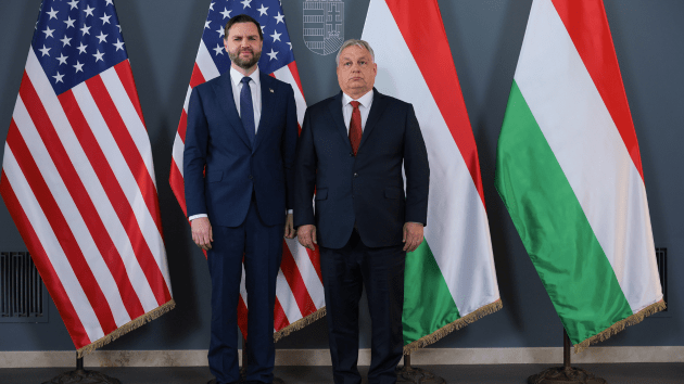 Vance visits Hungary ahead of election that threatens Orbán’s authoritarian hold on power