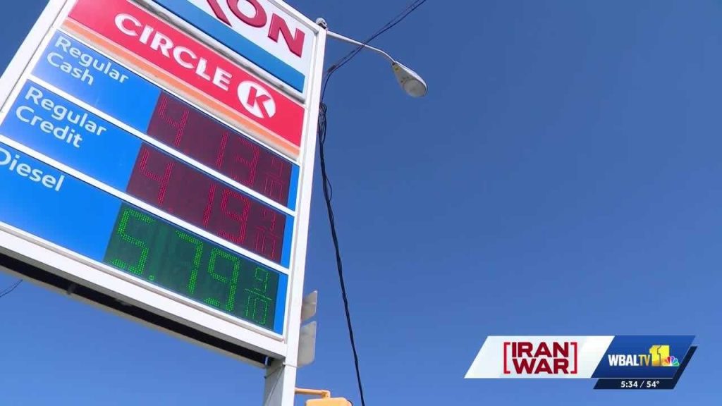 Gig drivers across Baltimore region feeling pinch as gas prices continue to rise
