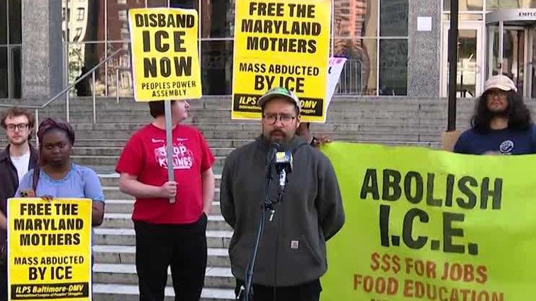 Groups protest, demand release of 40 migrant mothers detained in Baltimore