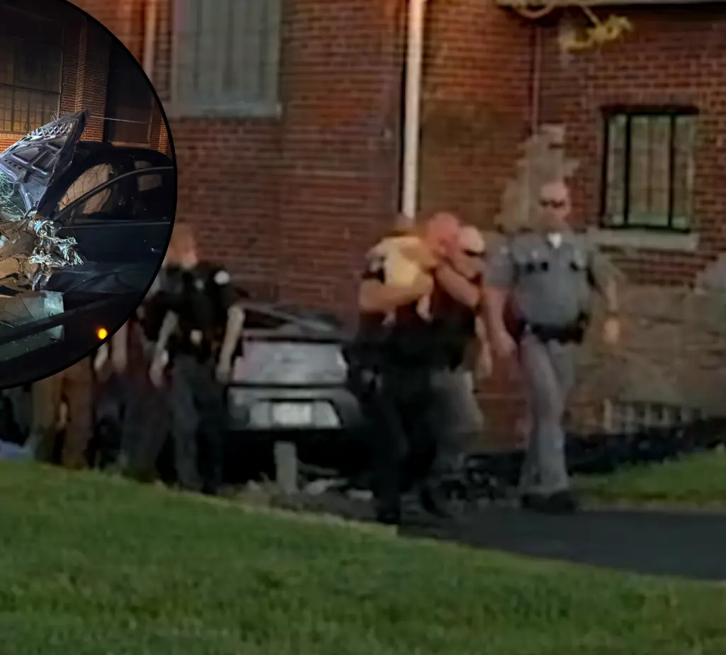 'I just got hit': Video shows moment suspect sideswipes cruiser during ...