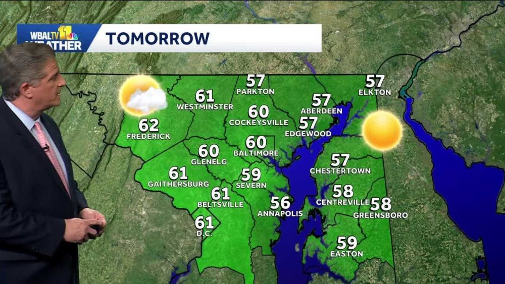 Freeze warning in effect for Baltimore region Tuesday morning