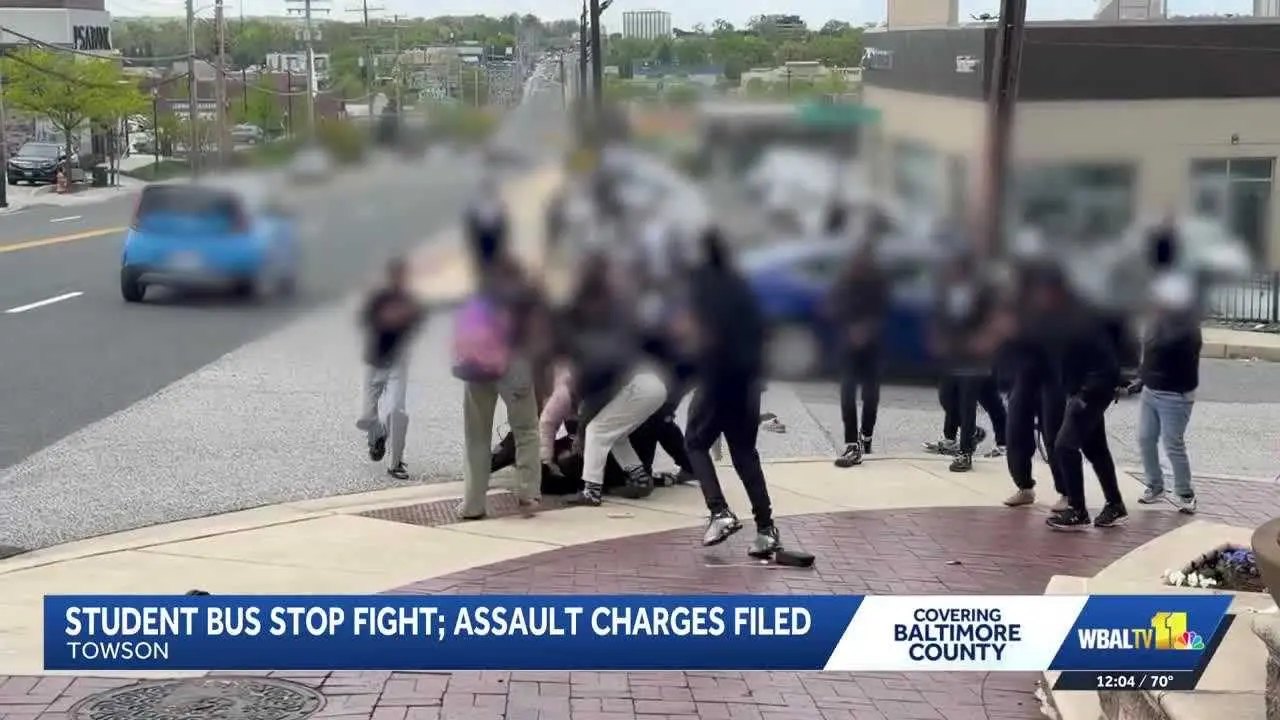 Several students face assault charges after fight at bus stop, police ...