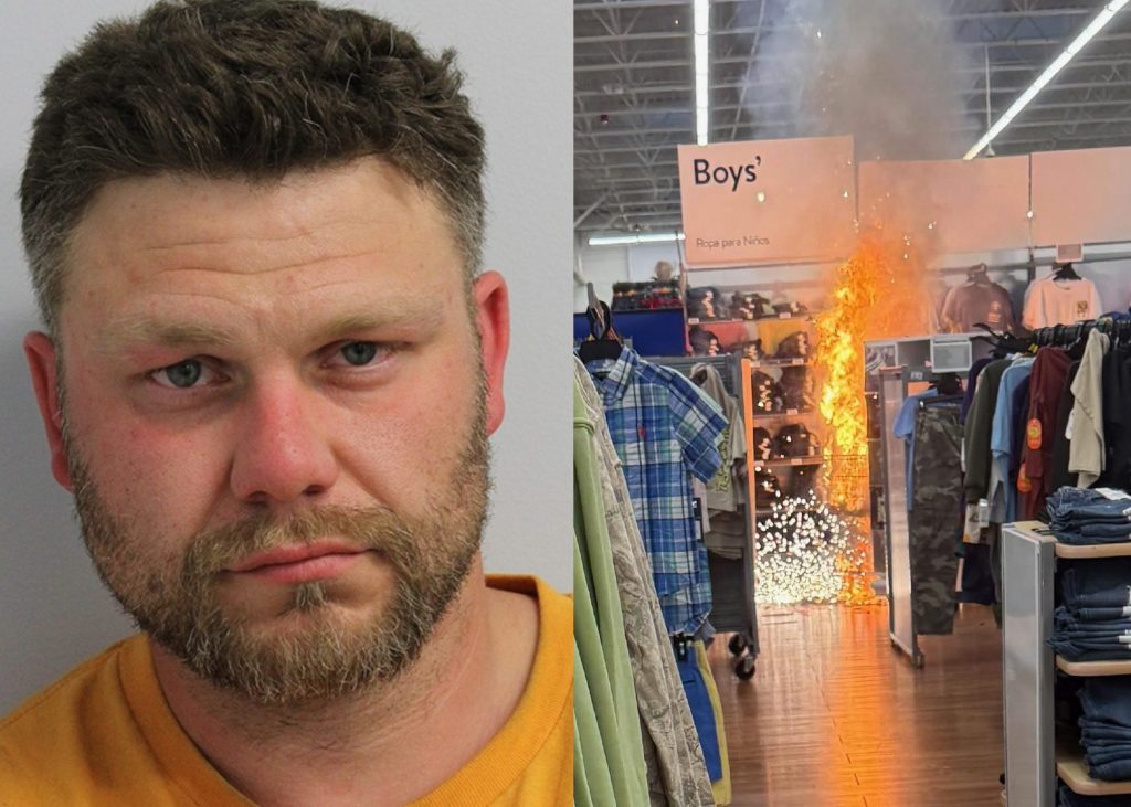 New Jersey man arrested in arson, theft at Elkton Walmart, state fire marshal says