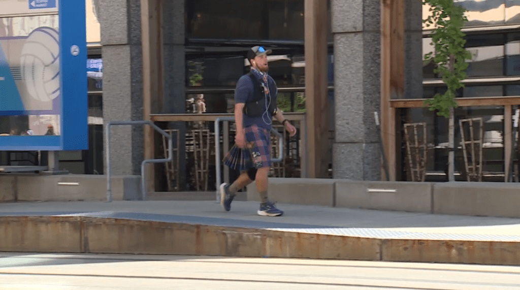 Scottish soccer superfan walks 3,000 miles in kilt to Boston for men’s mental health