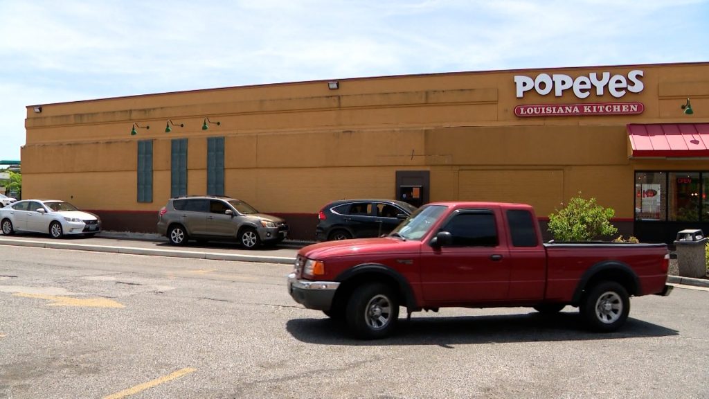 Police: Shirtless man in camouflage underwear burglarize Popeyes in Baltimore