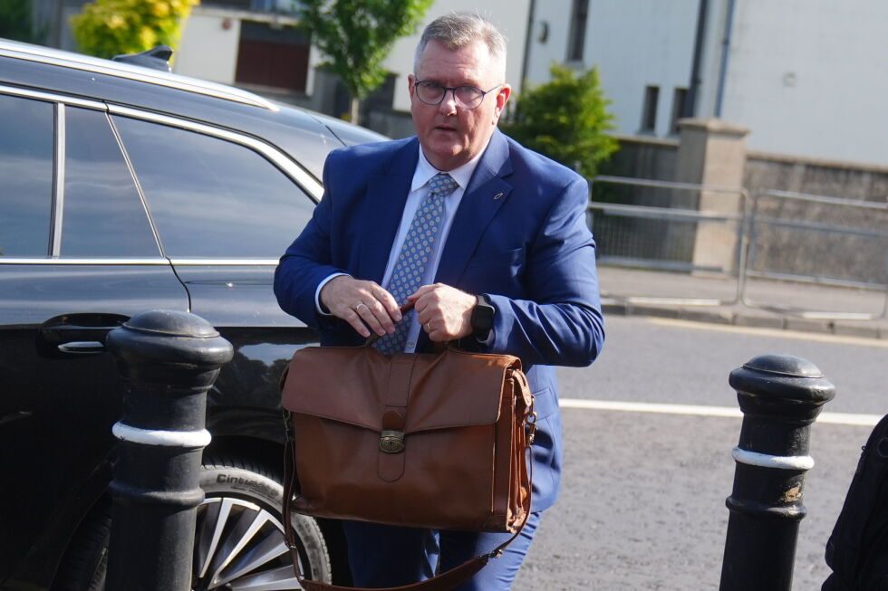 Northern Ireland’s former unionist leader tells jury he did not sexually abuse two children