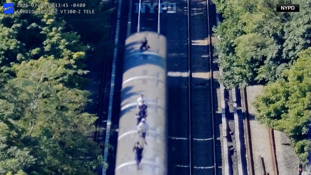 WILD VIDEO: NYPD says five teens were arrested after subway surfing drone footage