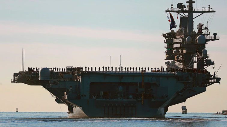 New aircraft carrier heads toward Mideast after reports of issues on USS Lincoln
