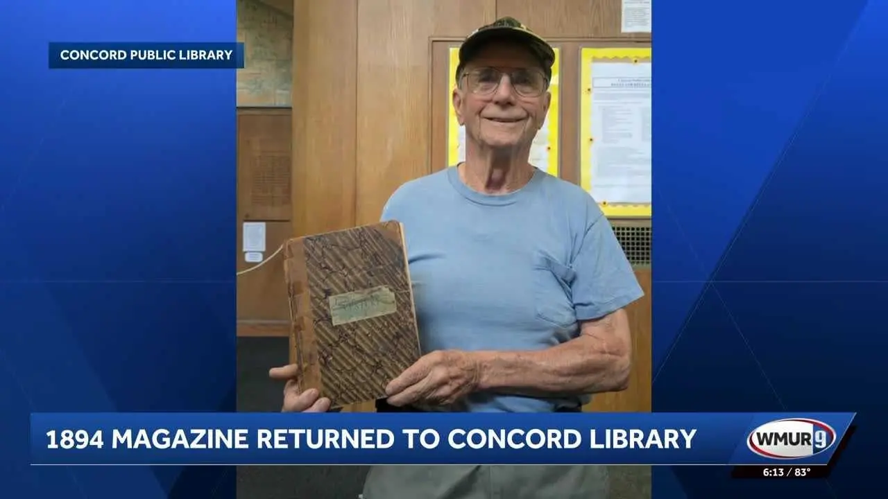 Man returns 132-year-old overdue magazine during library fine
