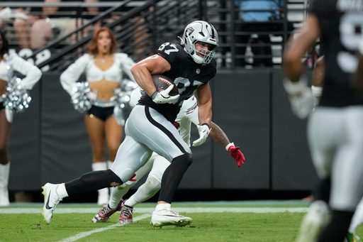 Raiders sign tight end Michael Mayer to a 3-year, $45M contract extension, AP source says