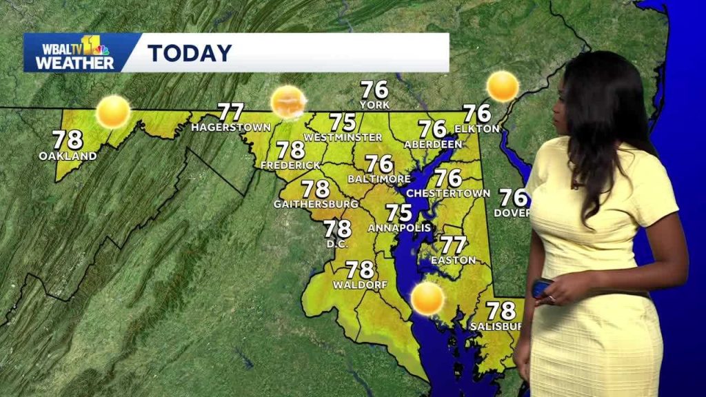Weather: A crisp start to the day before a midweek warmup in Maryland