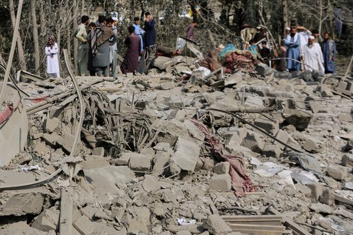 Photo: wbal.com Pakistan says airstrikes in Afghanistan kill 28 militants; Kabul reports 3 civilians killed