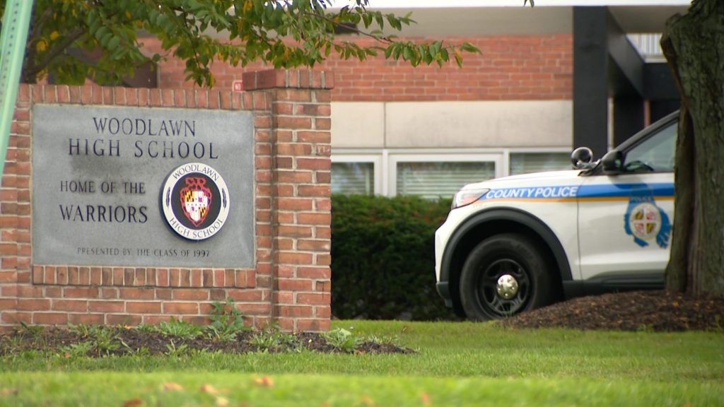 Baltimore County police say loaded gun found at Woodlawn High was tied to parent
