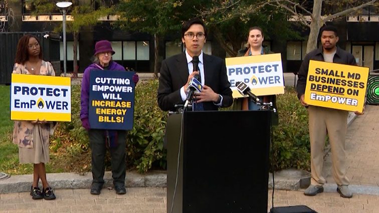 Advocates rally outside BGE to fight EmPOWER Maryland cuts amid changes