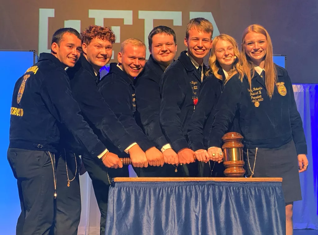20232024 Indiana FFA State Officers Elected at State Convention