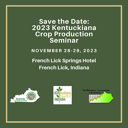 2023 Kentuckiana Crop Production Seminar Logo.