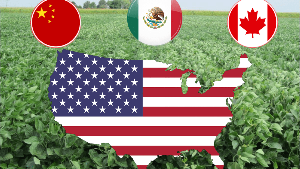 USDA 2024 Trade Outlook Forecasts Less Exports More Imports Hoosier   Usmca China 1000x563 