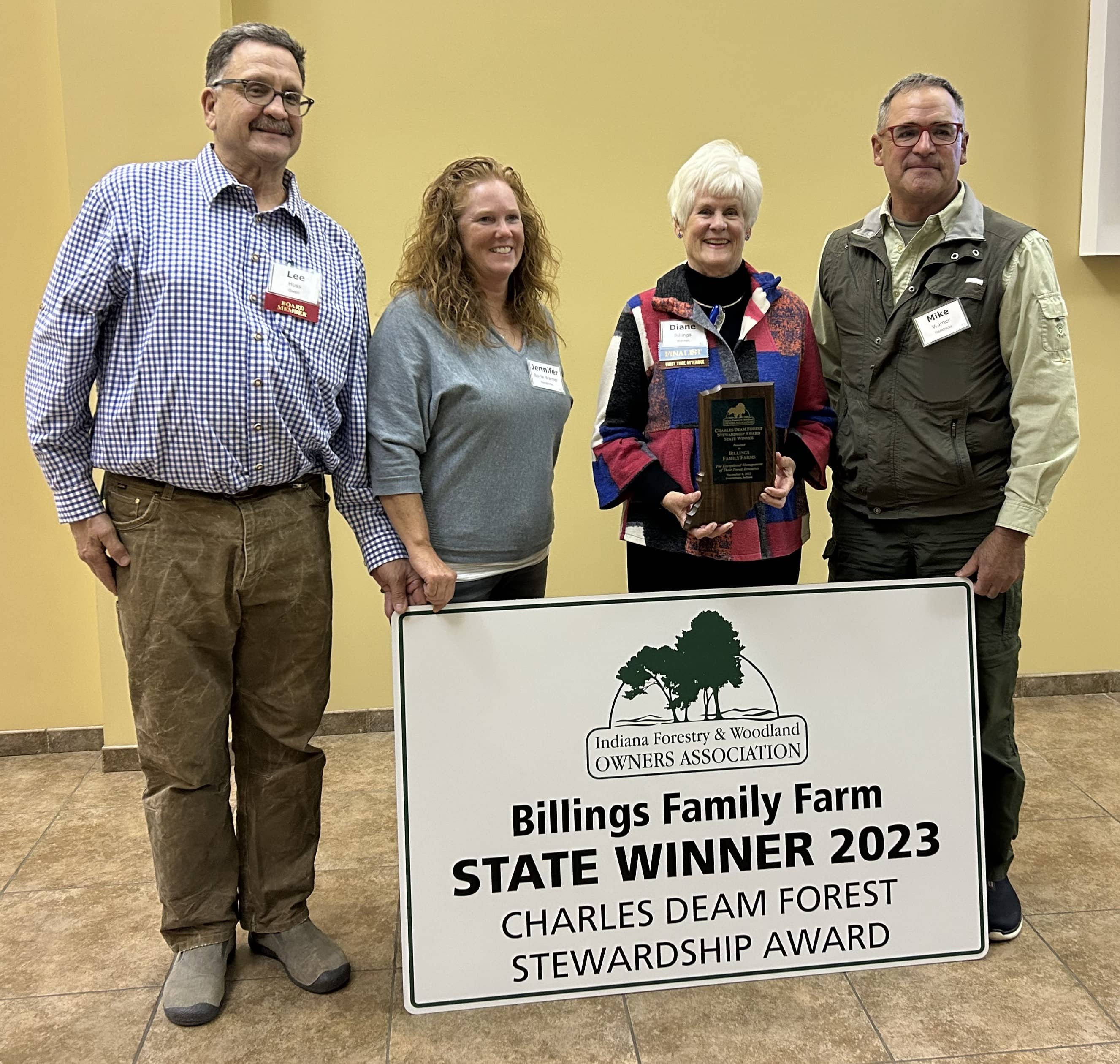 Billings Family Farm of Warren County Among Woodland Owners