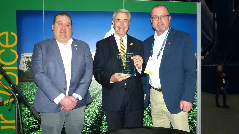 Ted McKinney Receives ‘Friend of Farmer Award’ from Indiana Corn Growers Association, Indiana Soybean Alliance