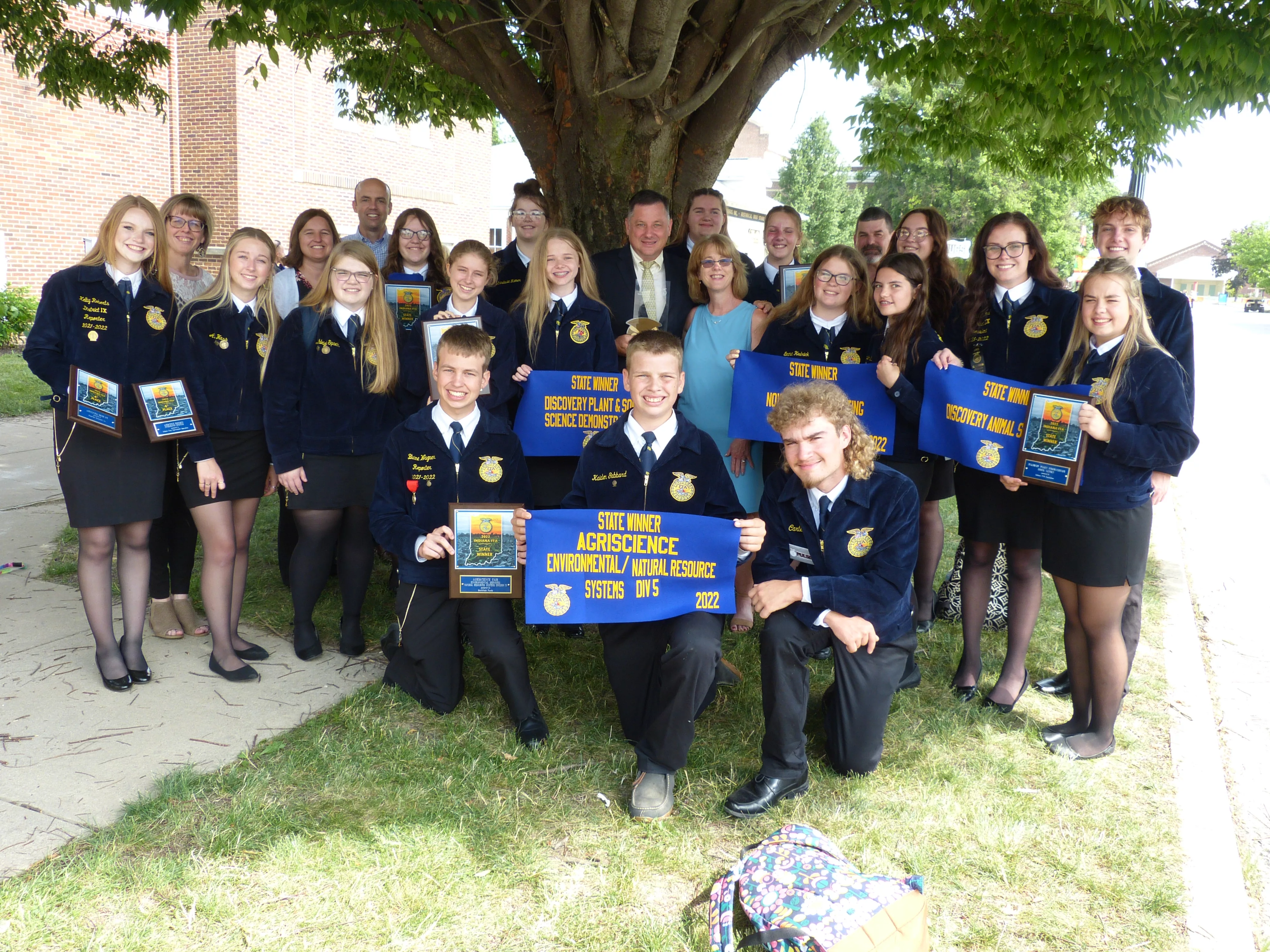 Blair and Natasha Orme, Rushville FFA and Indiana FFA District IX.