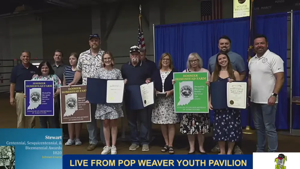 135 Families Honored with Hoosier Homestead Award