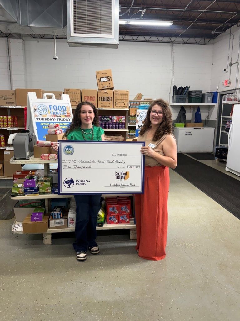 Indiana Pork Donates $5,000 Worth of Ground Pork to Vanderburgh County Food Pantry