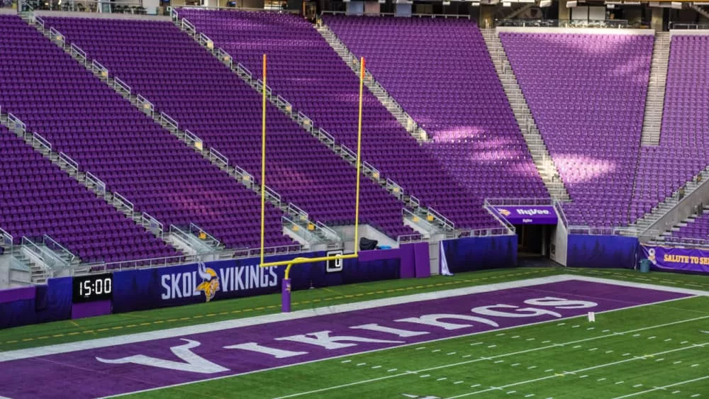 Interior view of Stadium in Minnesota. MINNEAPOLIS^ MN -November 14 2018