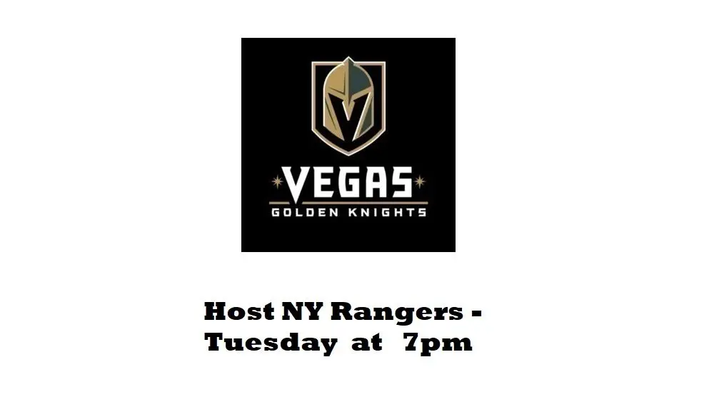 VGK Host NY Rangers