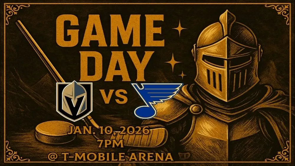 VGK Hosts Blues