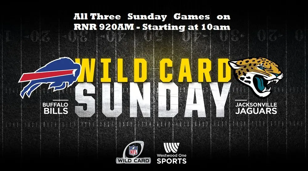 Sunday NFL Wild Card Games on RNR 920 AM