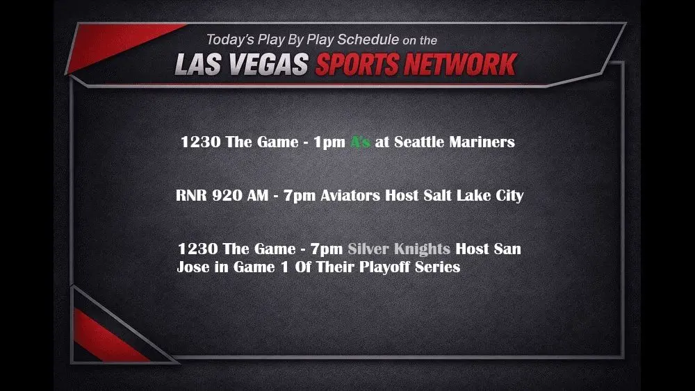 PXP Schedule for Wed April 22nd