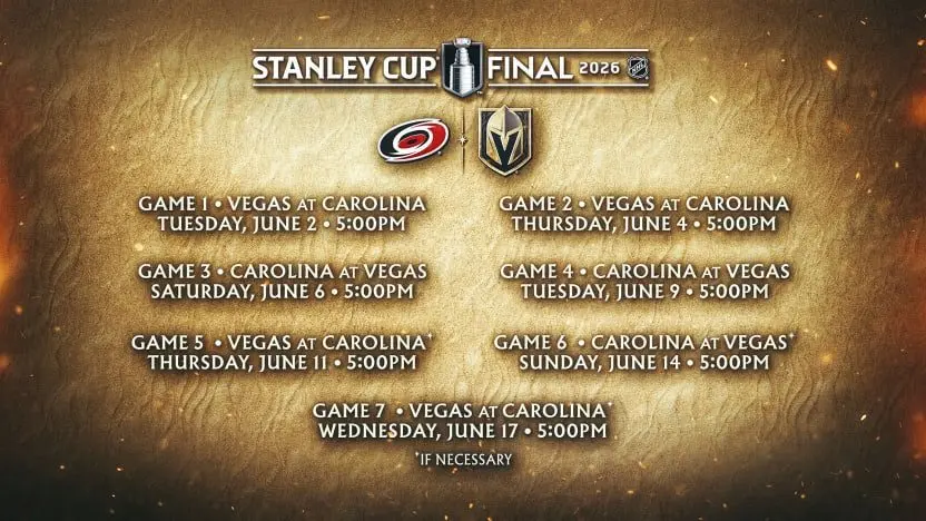 Stanley Cup Finals Schedule
