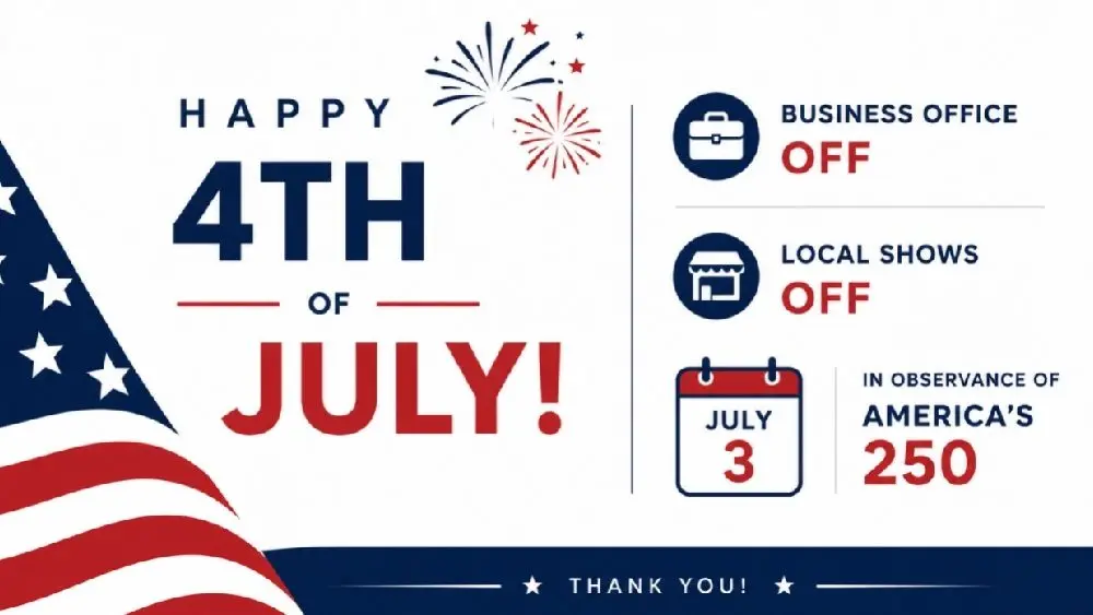 Business Office Closed July 3rd