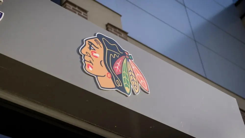Chicago Blackhawks NHL hockey logo Chicago^ Illinois - May 25^ 2022