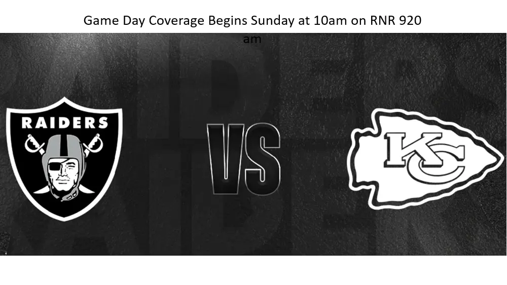 Raiders Host Chiefs Sunday