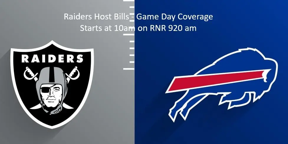 Raiders Host Bills Sunday