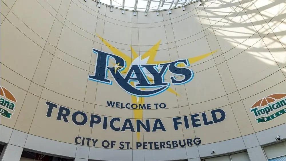 Tropicana Field wherever the Tampa Bay Rays play shot St. Petersburgh^ Florida^ USA-April 27^ 2024