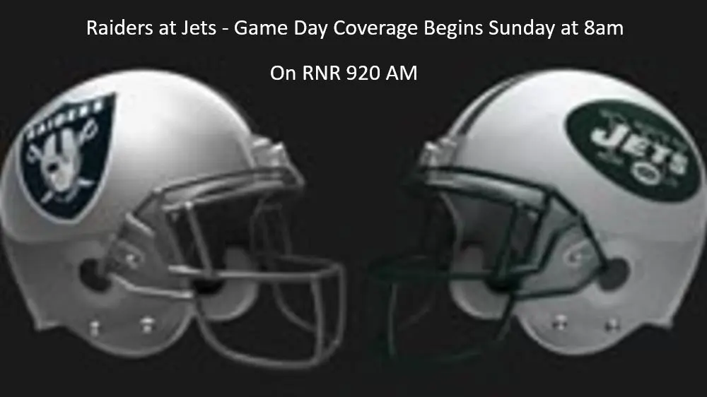 Raiders astatine  Jets connected  RNR 920 Sunday astatine  8am
