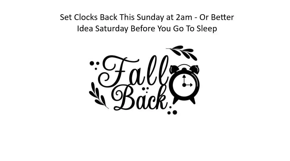 Fall Back Sunday