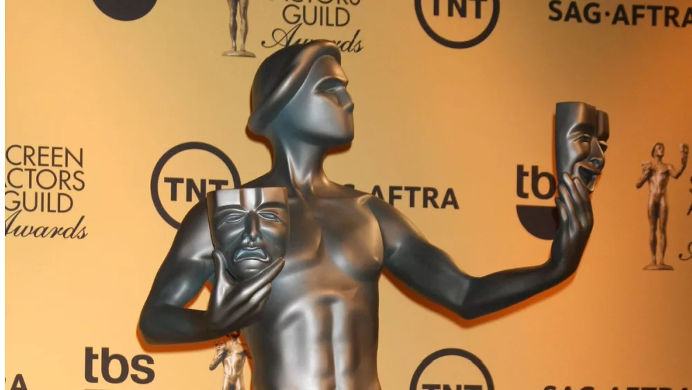 The Actor Statue at the 21st Annual Screen Actors Guild Awards Nominations Announcement at the Pacific Design Center on December 10^ 2014 in West Hollywood^ CA