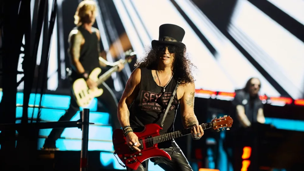 Slash of Guns N´Roses at Stadium Vicente Calderon^ Madrid Spain 4 June 2017