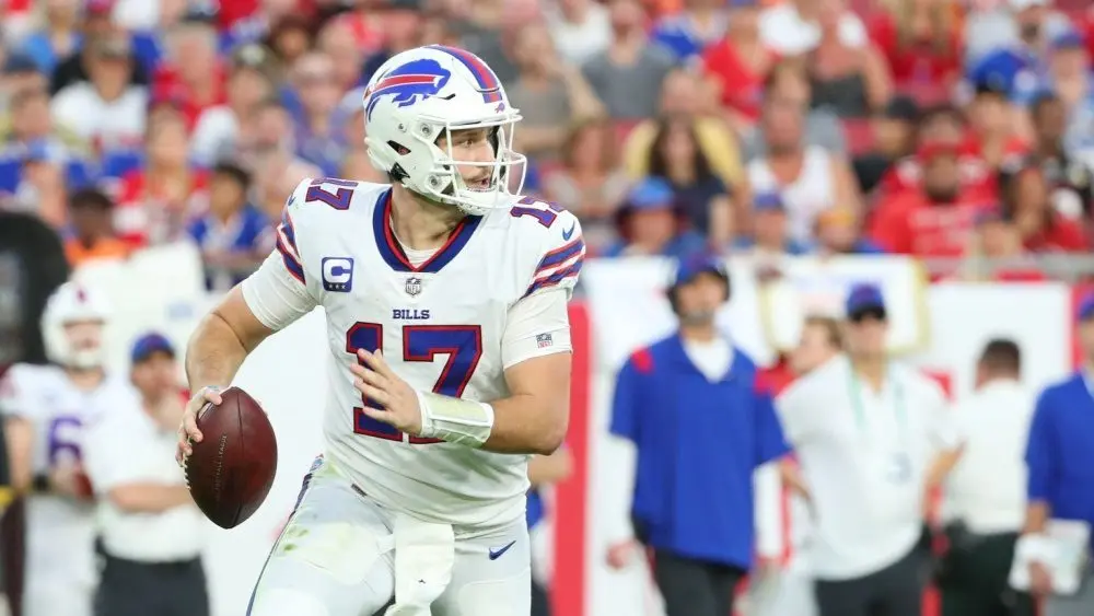 Bills QB Josh Allen may require procedure on injured foot; will not impact OTAs in offseason