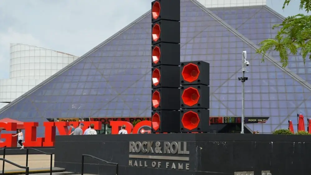 Rock and Roll Hall of Fame in Cleveland Cleveland^ Ohio^ USA^ June-23-2018