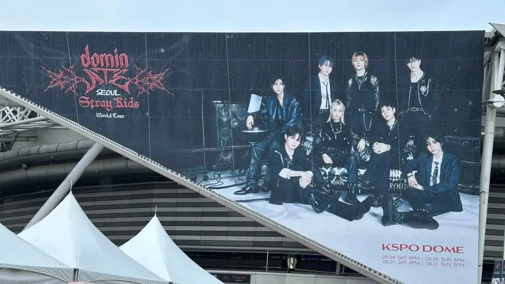 Stray Kids' World Tour began at KSPO Dome^ Olympic Park. Dominate World Tour is scheduled to travel in Asia^ Australia^ Latin America^ North America^ and Europe. Seoul^ South Korea - August 24 2024: