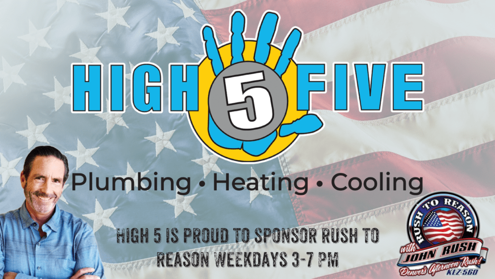 High 5 Plumbing Heating and Cooling proudly sponsors rush to reason