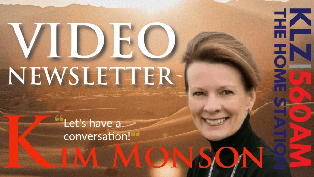 Thumbnail for kim monson's weekly video newletter