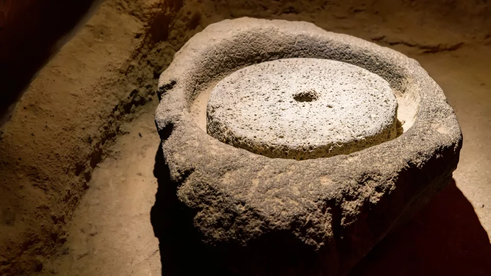 close-up-of-ancient-turkish-stone-mill-to-grind-grain