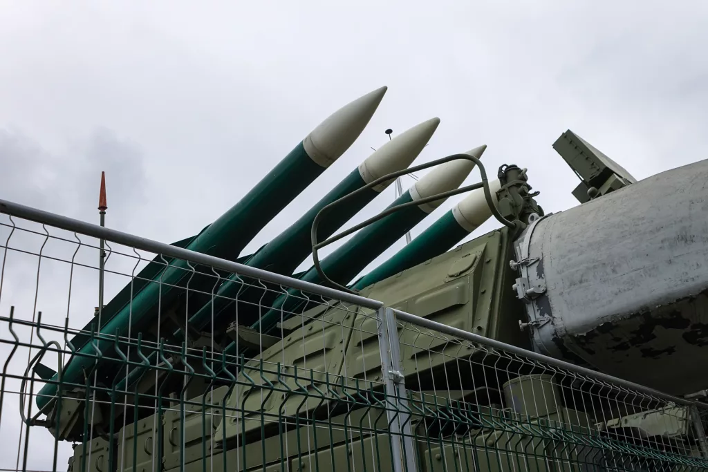 missile-launch-rocket-launcher-behind-fencing-at-a-2023-11-27-05-11-00-utc